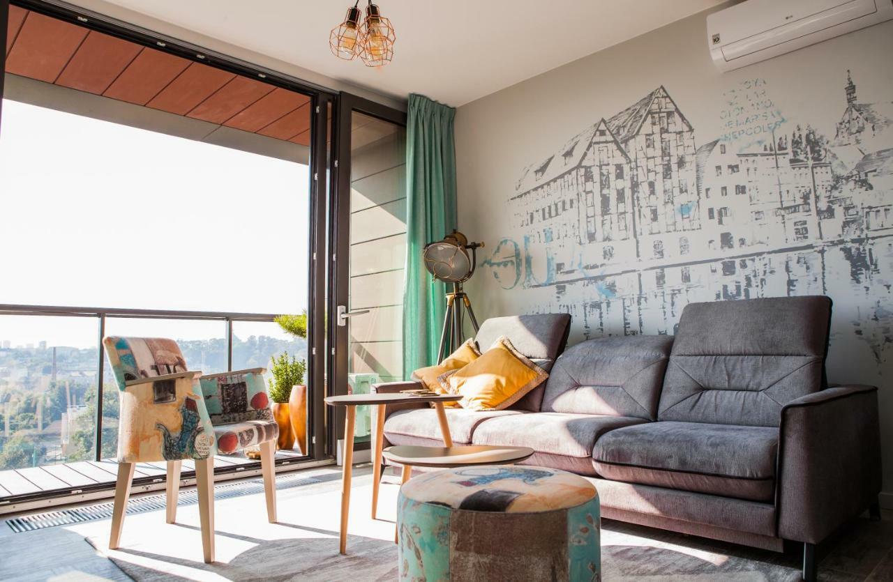 Апартаменты Apartament Bydgoski Nordic Haven Быдгощ Экстерьер фото